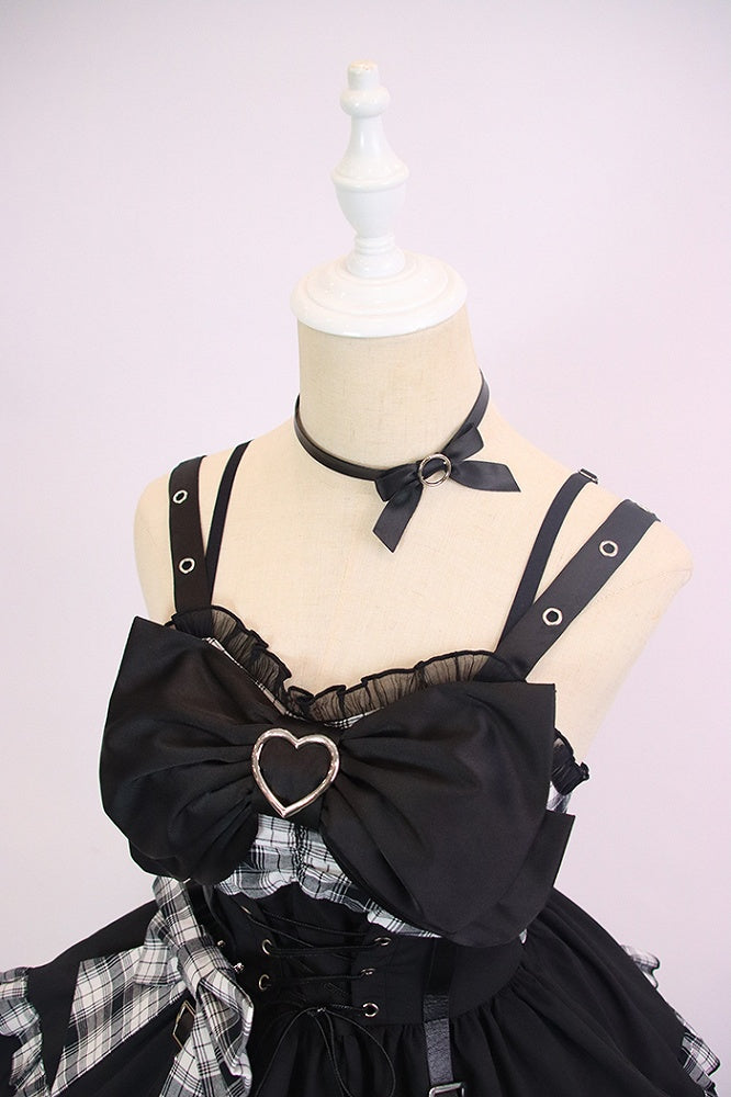 Idol Lolita Fashion Little Black Bow Choker