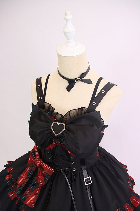 Idol Lolita Fashion Little Black Bow Choker
