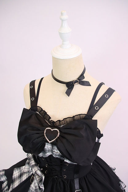 Idol Lolita Fashion Little Black Bow Choker
